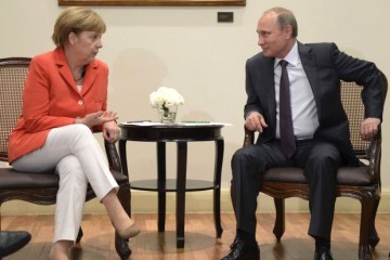 putin i merkel