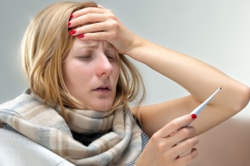 young  ill woman